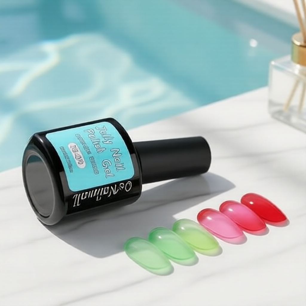 Osnailmall เจลทาเล็บเจลลีนสีเจลลี่ 8 สี – สีทาเล็บเจล UV LED ชนิดล้างออก