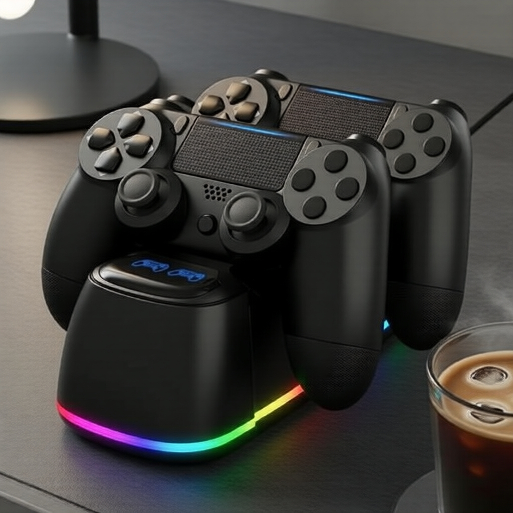 แท่นชาร์จเทอร์โบ PS4 DualSenseแท่นชาร์จเทอร์โบ PS4 DualSense
