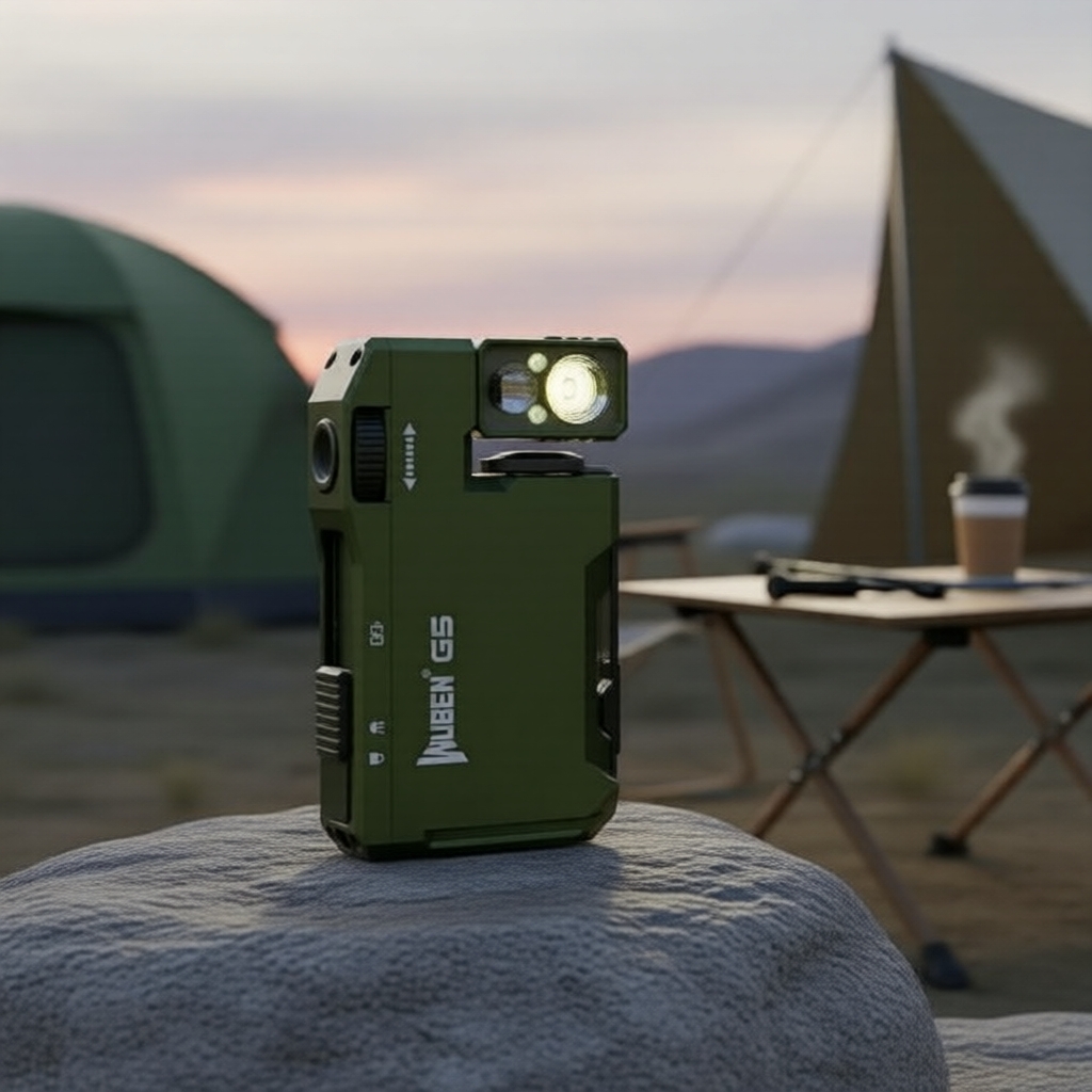 Wuben G5 ไฟฉายพกพา 400 ลูเมน ชาร์จไฟ USB-C มีแบตเตอรี่ในตัว น้ําหนักเบา ปรับหัวหมุนได้ 180° พร้อมท้า