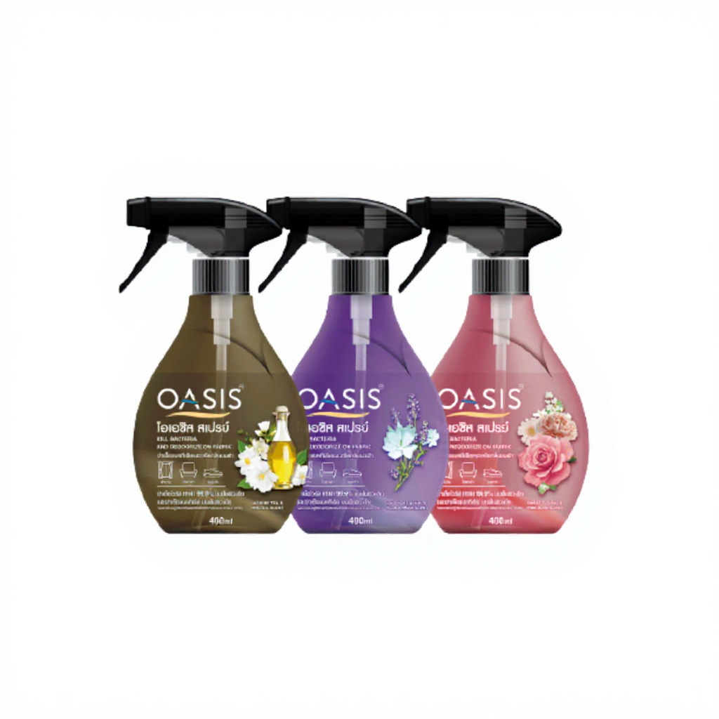 OASIS สเปรย์ขจัดกลิ่นผ้า ขนาด400 มล.