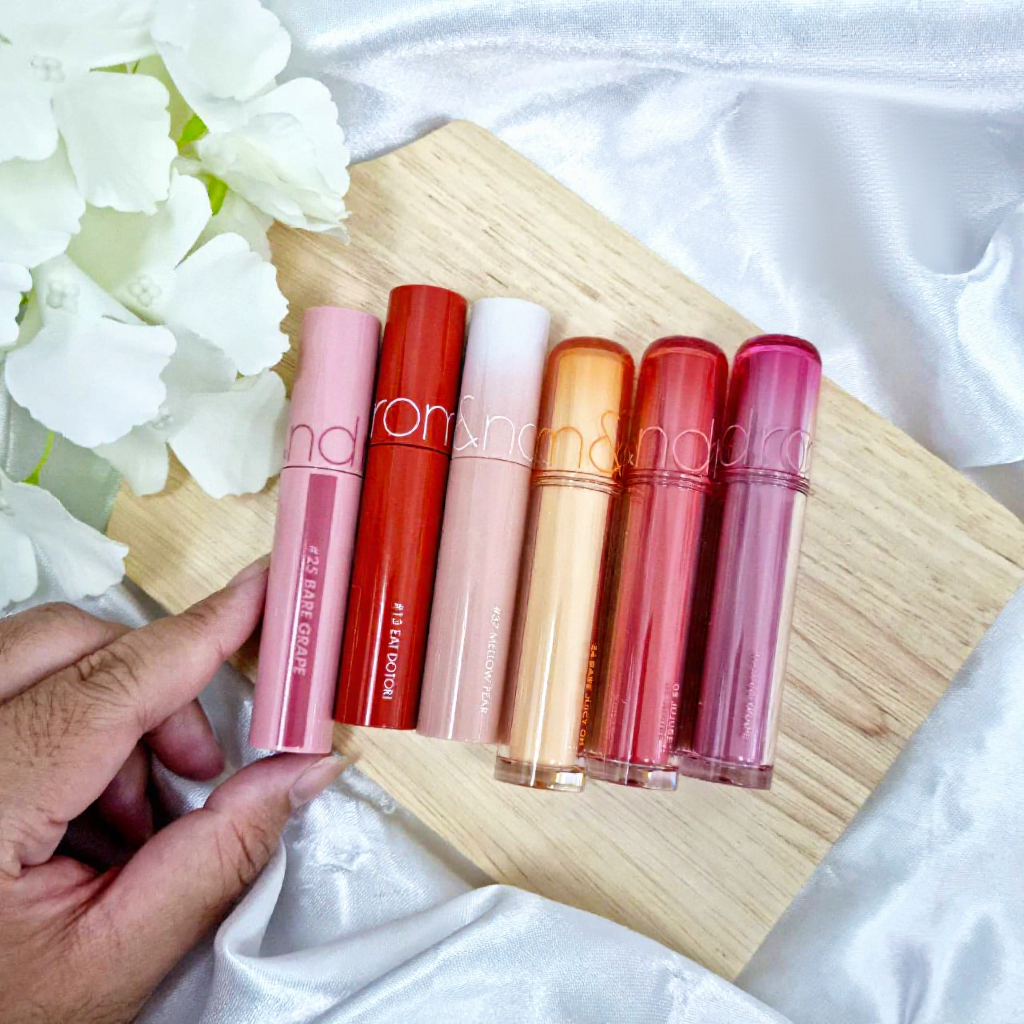 มีรุ่นใหม่ THE JUICY rom&nd Juicy Lasting Tint ลิปทิ้นต์เกาหลี ฉ่ำว