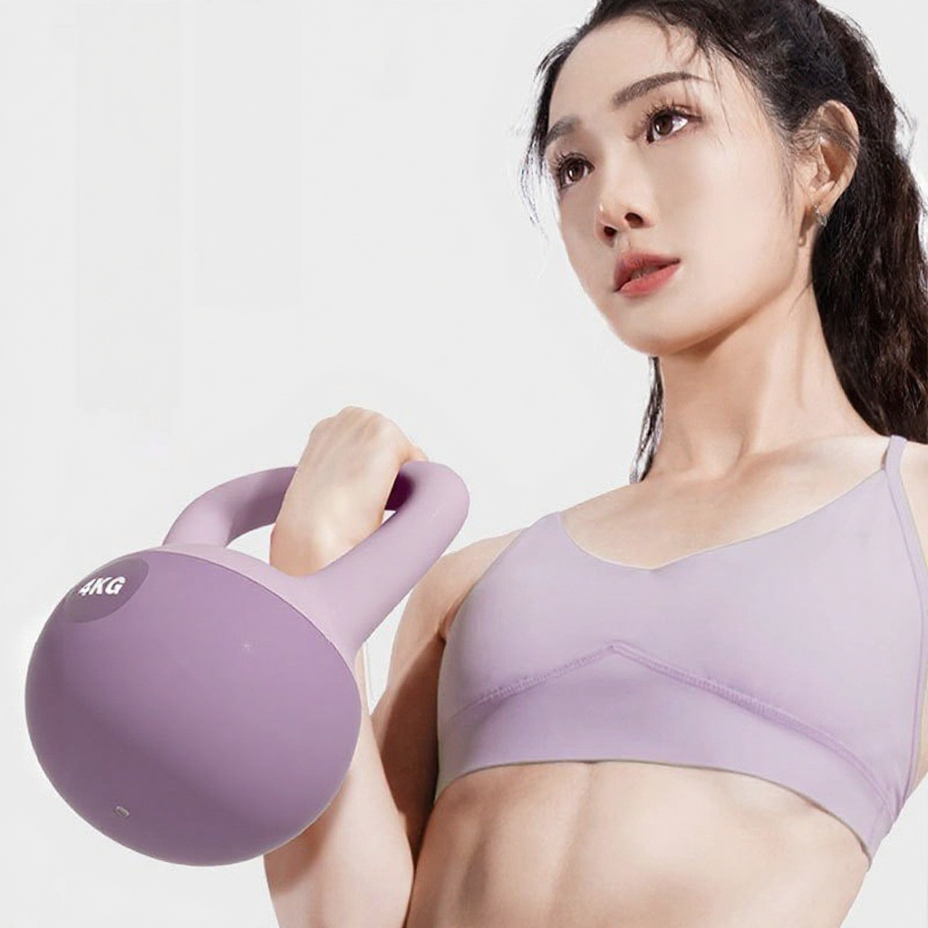 kettlebell 4-6kg ดัมเบลยกน้ำหนัก แบบนุ่ม วัสดุ PVC