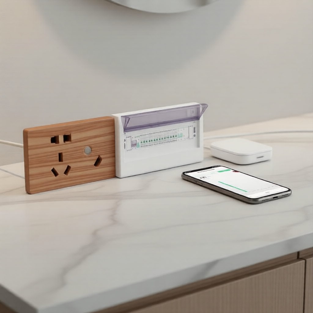 สําหรับ tuya wifi/zigbee เบรกเกอร์อัจฉริยะ - 1a-63a มิเตอร์ไฟฟ้าแบบปรับได้