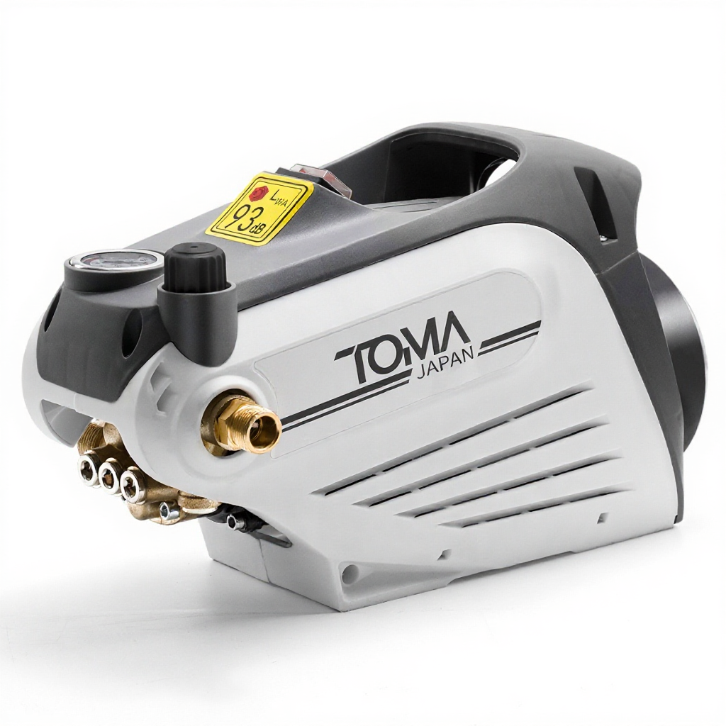 TOMA JAPAN เครื่องฉีดน้ำแรงดันสูง 400 บาร์ 3,800 วัตต์ ปรับแรงดันน้ำได้ มอเตอร์เหนี่ยวนำ ดูดน้ำได้ด้
