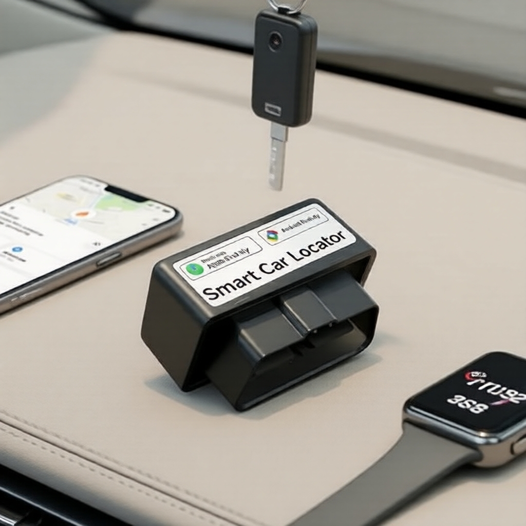 ตัวระบุตําแหน่ง GPS OBD สําหรับรถยนต์ ใช้ได้กับ iOS/Google Find My กันหายอัจฉริยะ