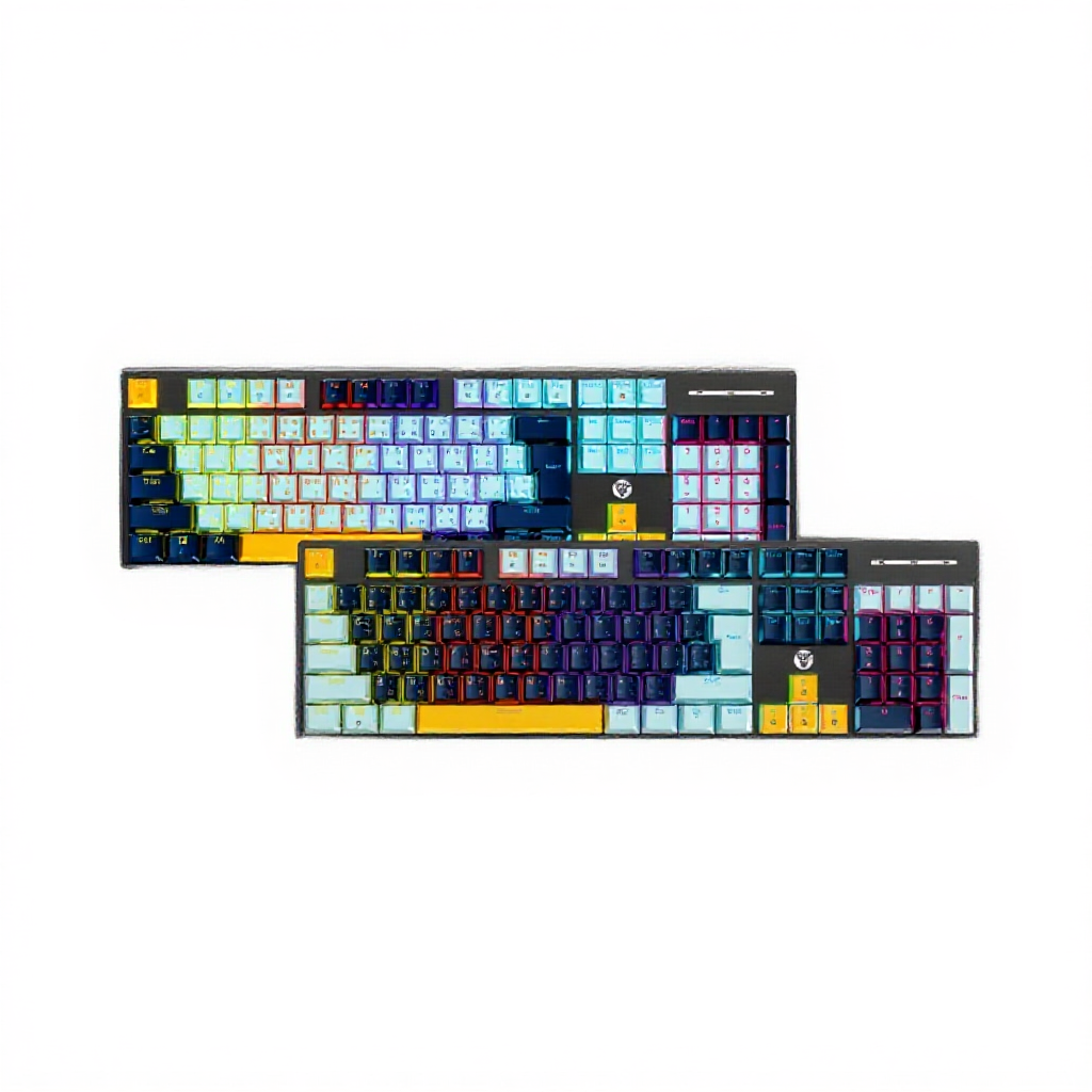 FANTECH รุ่น MK889 คีย์บอร์ดเกมมิ่ง ปรับไฟได้ 13 โหมด