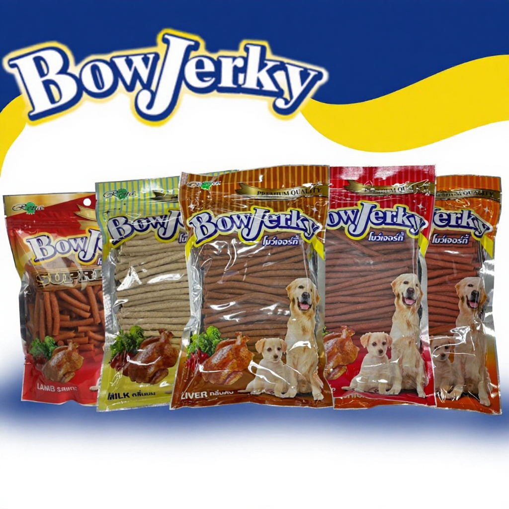 Bow Jerky ขนม สุนัข แพ็คใหญ่  700กรัม 800 กรัม / Pet8 SASAMI STICK 1kg
