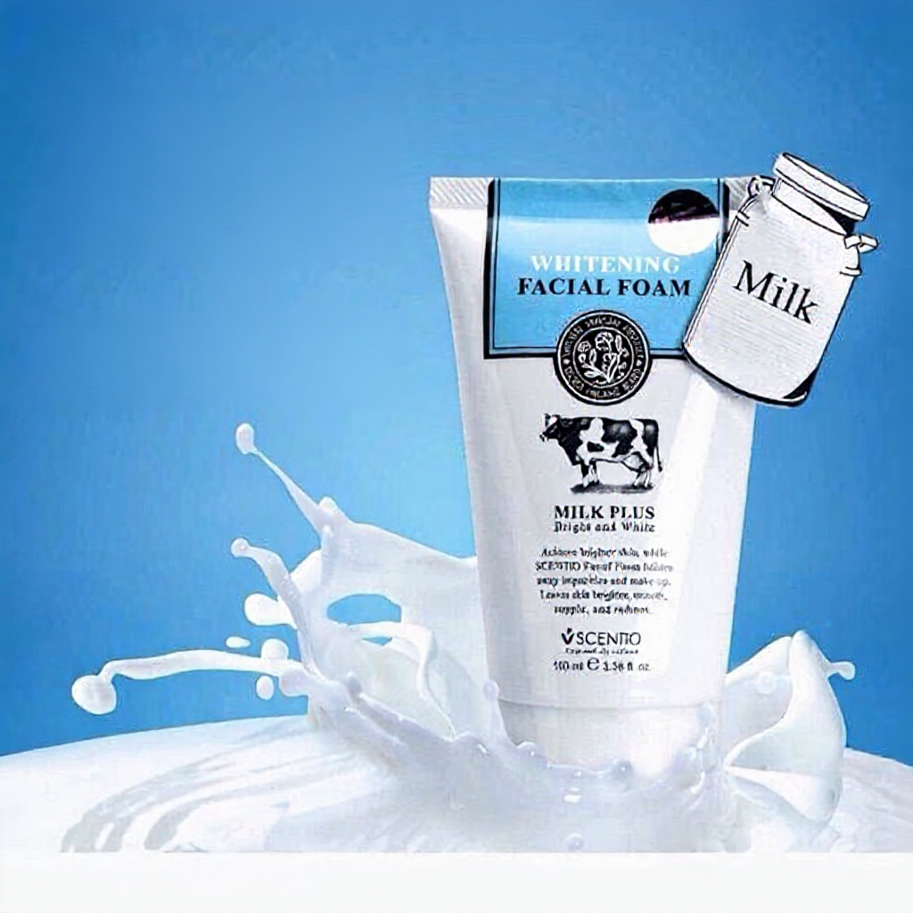 โฟมนม BEAUTY BUFFET SCENTIO Milk Plus 100ml.