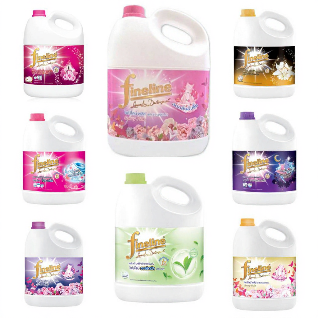 น้ำยาซักผ้า Fineline 3000 ml. ( 8 กลิ่น)