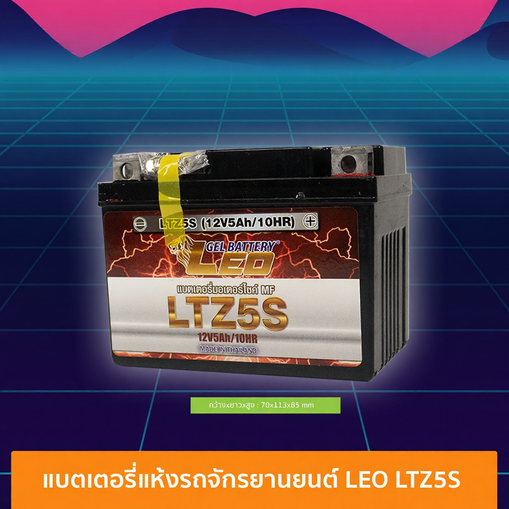 แบตเตอรี่แห้ง LEO LTZ5S สำหรับหลากหลายรุ่น