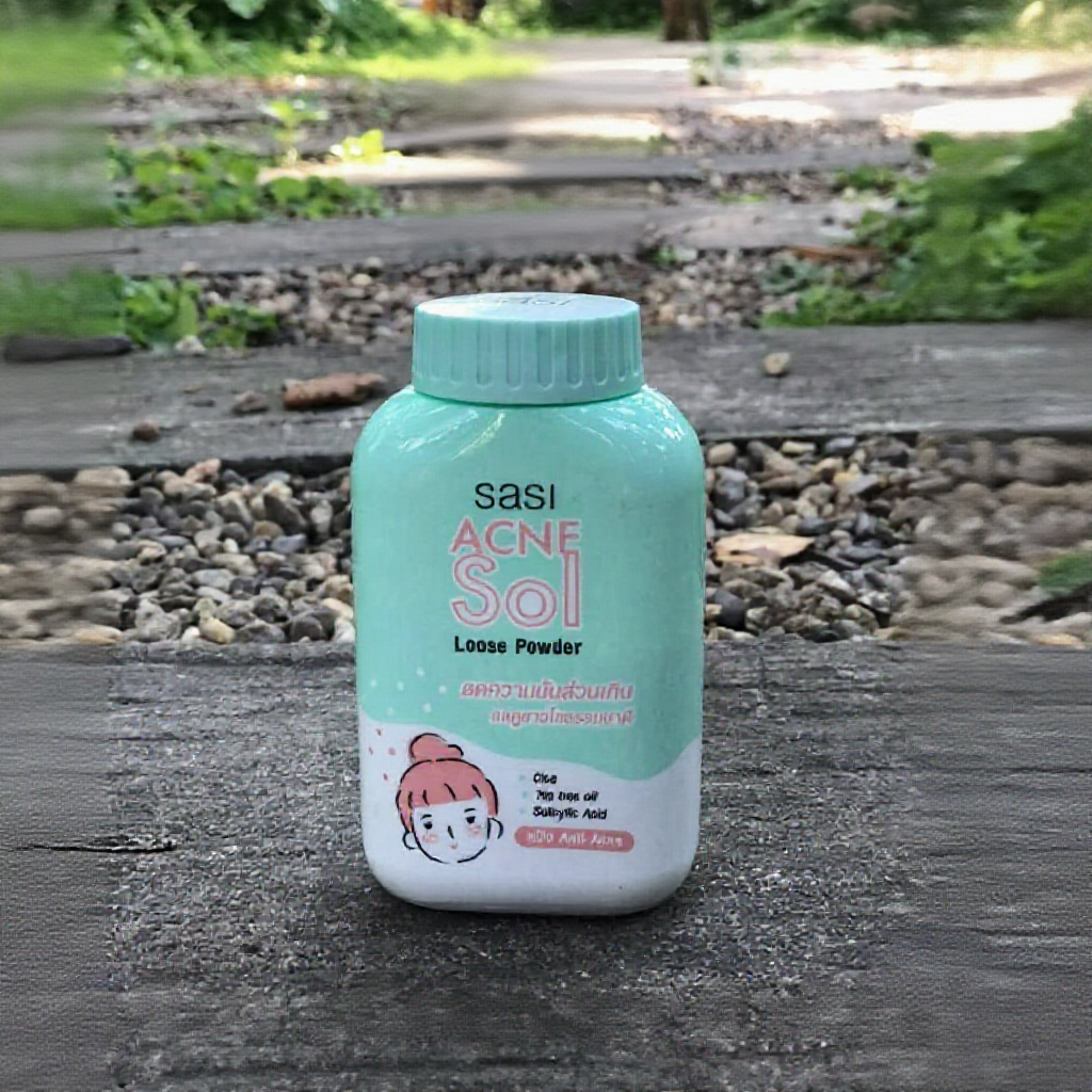 Sasi  แป้งฝุ่นคุมมัน 50g
