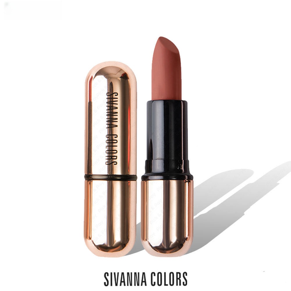 Sivanna รุ่นปลอกทอง Matte stay lipstick kiss me HF688