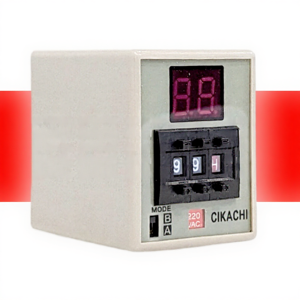 ไทเมอร์ดิจิตอล AH3D-DM CIKACHI 0.01 วินาที – 990 ชั่วโมง