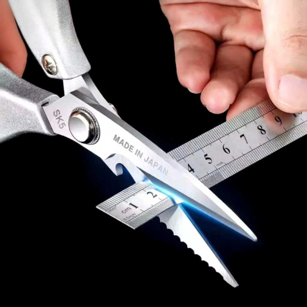 กรรไกรตัดอาหาร กรรไกรอเนกประสงค์ SK5 เหล็กล้วน