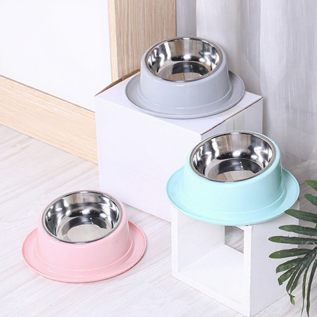 DOME PET ชามอาหารสัตว์เลี้ยง เอียง15 องศา ถอดล้างได้