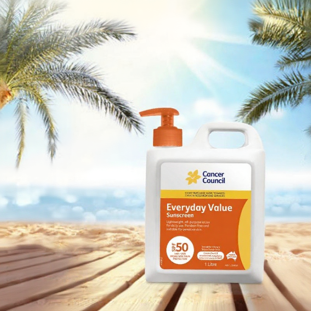 Cancer Council Sunscreen  กันแดดหน้าและตัว SPF50