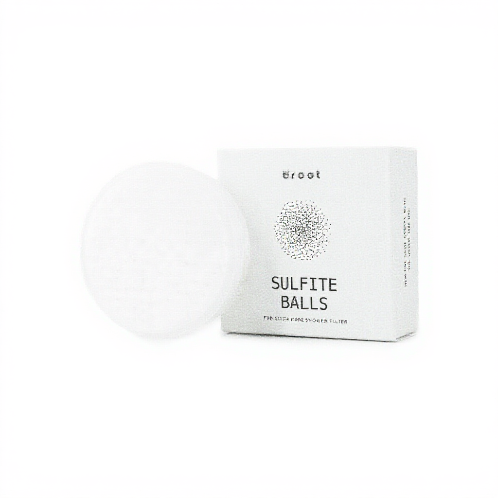 Broot Sulfite Balls For Ultra Pure Shower Filter 1pc นวัตกรรมแคลเซียมซัลไฟต์