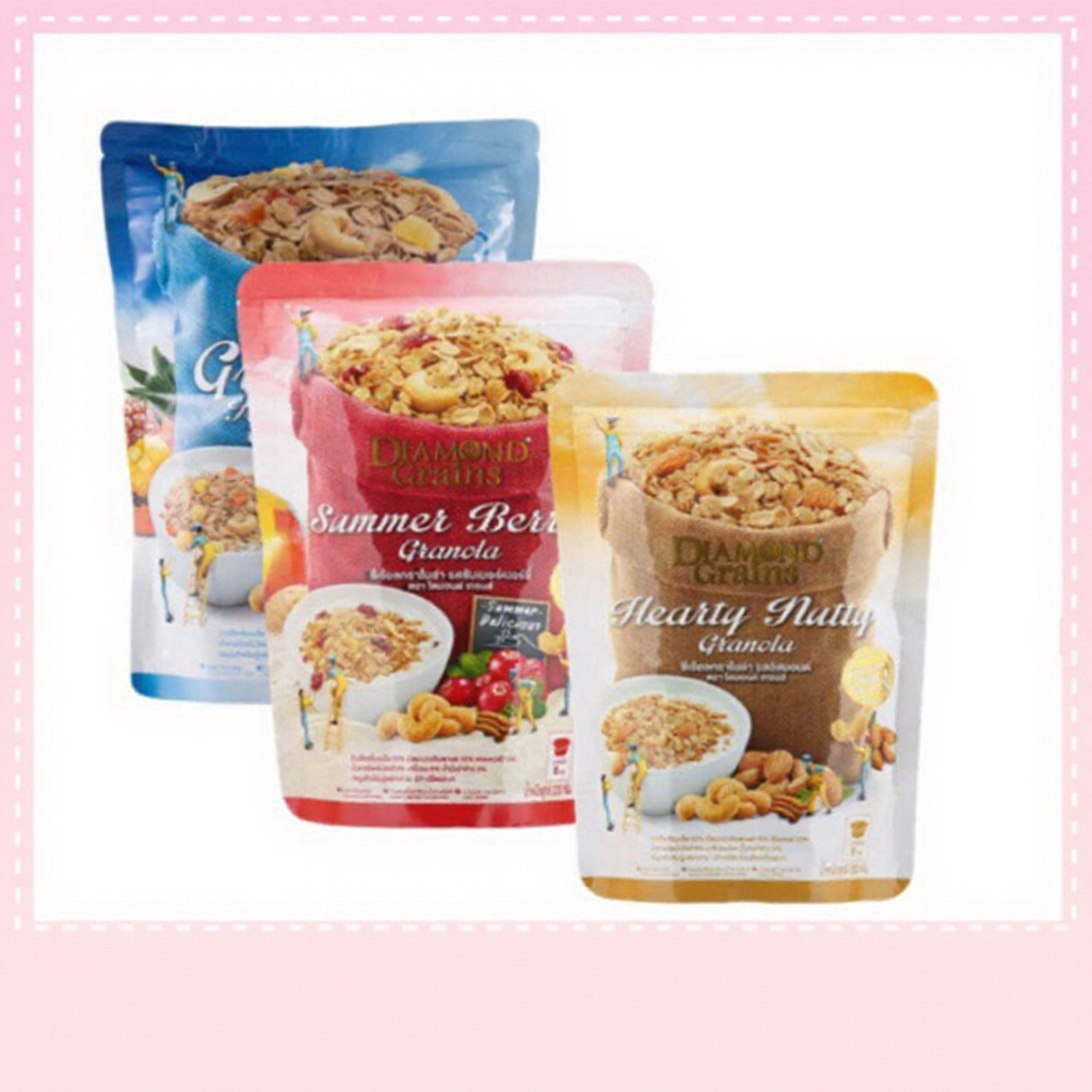 Diamond grains 220 กรัม ครบรส กราโนล่า