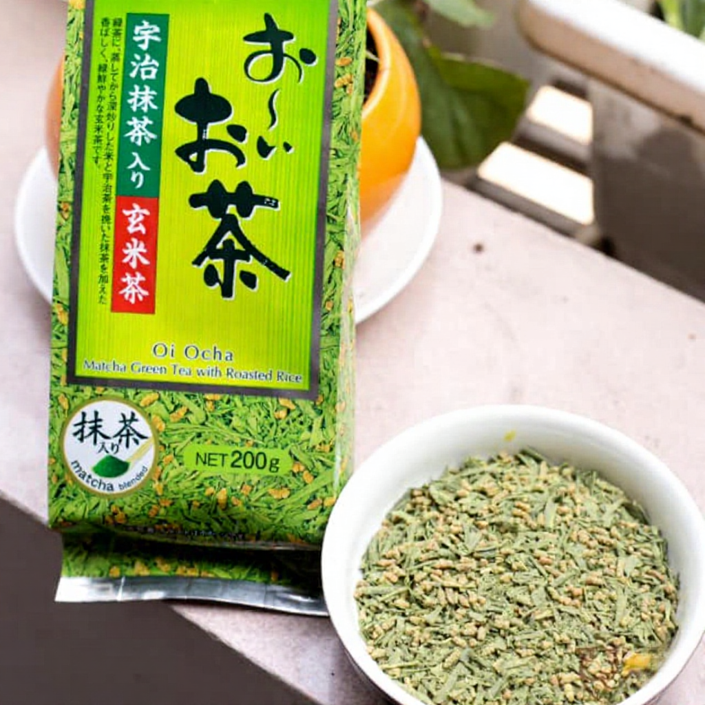 ITOEN ชาเก็นไมฉะ OiOchaMatchaGreenTea ชาเขียวมัทฉะกลิ่นข้าวญี่ปุ่น รสชาติละมุนชงได้ทั้งร้อนและเย็น