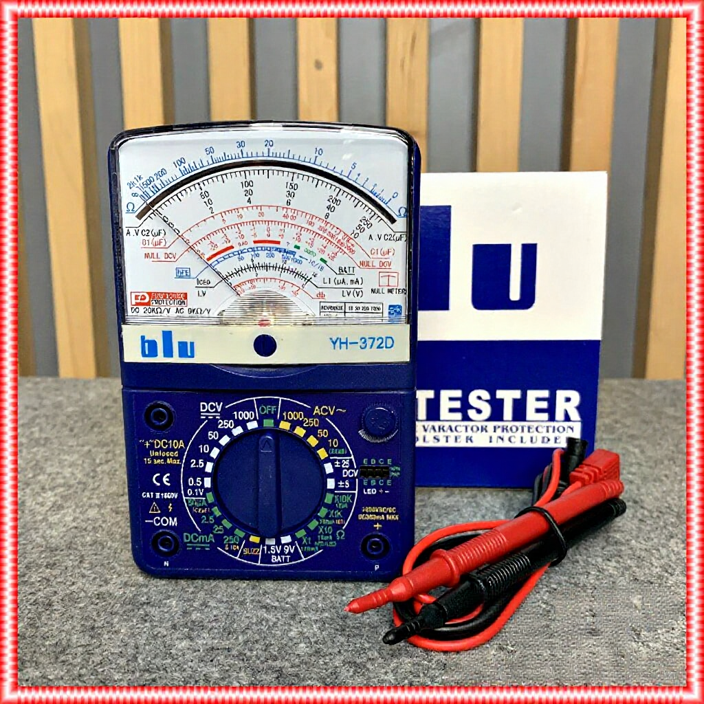 มัลติมิเตอร์อนาล๊อก BLU YH-372D แบบเข็ม