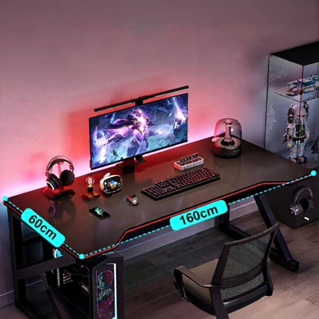 ALOVE โต๊ะคอม โต๊ะทำงาน หลายขนาด ขาโลหะแข็งแกร่งรุ่นพิเศษ ใช้ได้ทั้งในห้องนอนและสถานที่ทำงาน