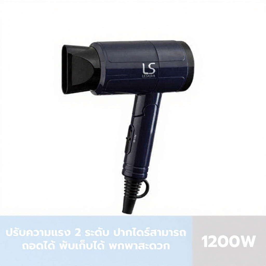 LESASHA ไดร์เป่าผม แอร์แมกซ์ คอมแพค1200 วัตต์ LS0657