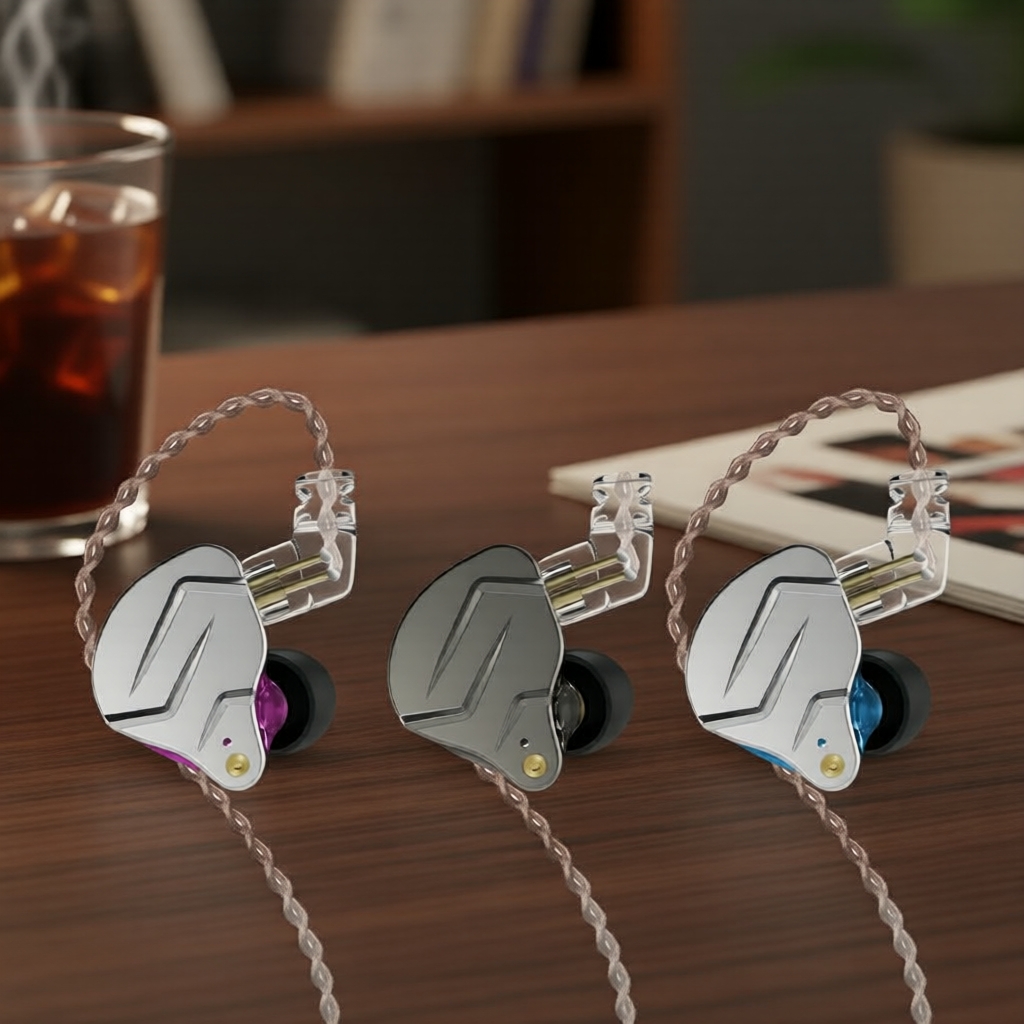หูฟังอินเอียร์ KZ ZSN PRO 2 แบบมีสาย ไฮบริด 1BA+1DD เบสสเตอริโอ HiFi เหมาะสําหรับเกมมิ่งและกีฬา