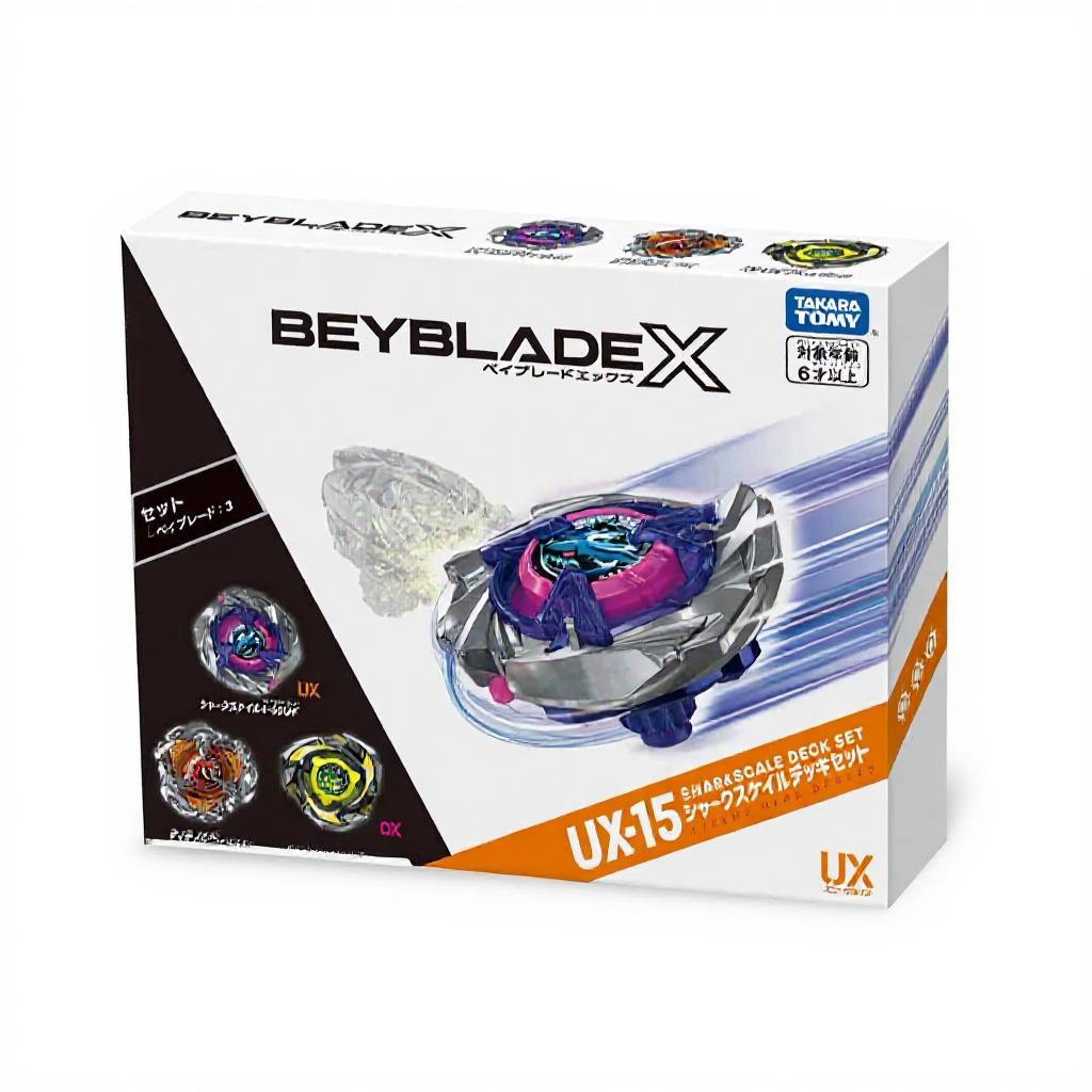 [พร้อมส่ง] Beyblade X UX-15 Shark Scale Deck Set