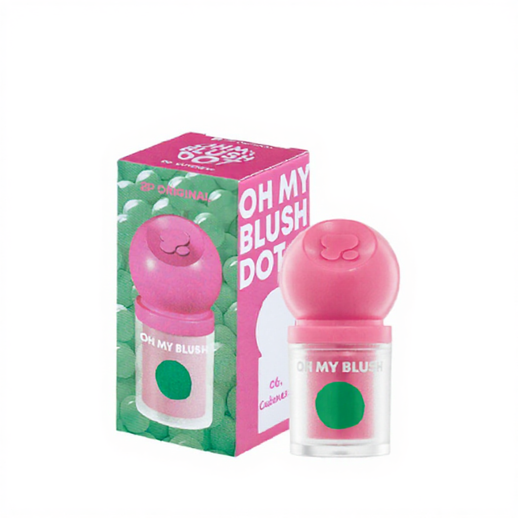 OH MY BLUSH DOT By 2P ORIGINAL เนื้อครีม บลัชหัวโต