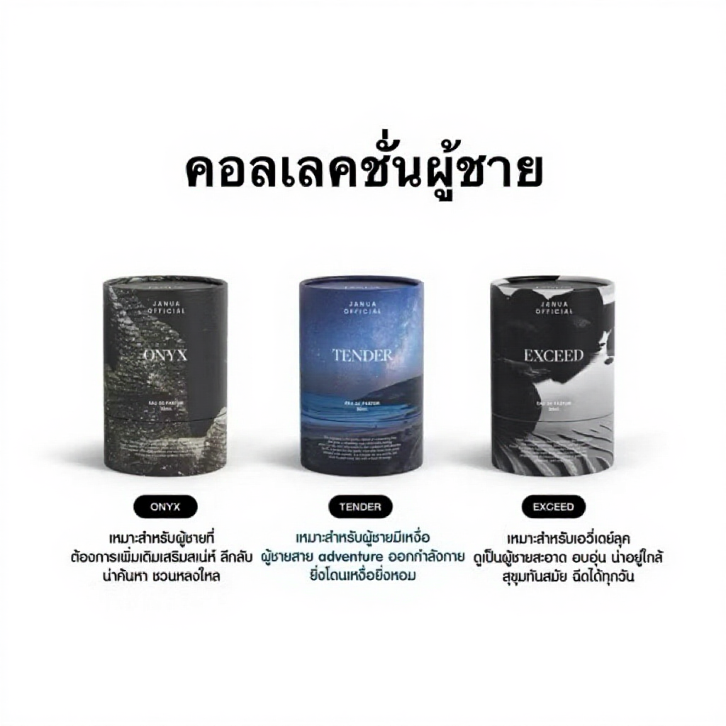 น้ำหอม Janua คอลเลคชั่นใหม่ น้ำหอมแจนยัวร์สำหรับผู้ชาย