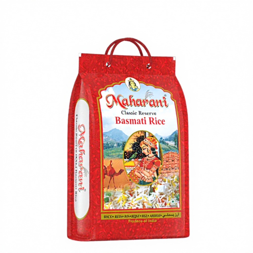 ข้าวบาสมาตีดั้งเดิม ยี่ห้อ Maharani (5 กิโลกรัม) - Maharani Basmati Rice (5 Kilograms)