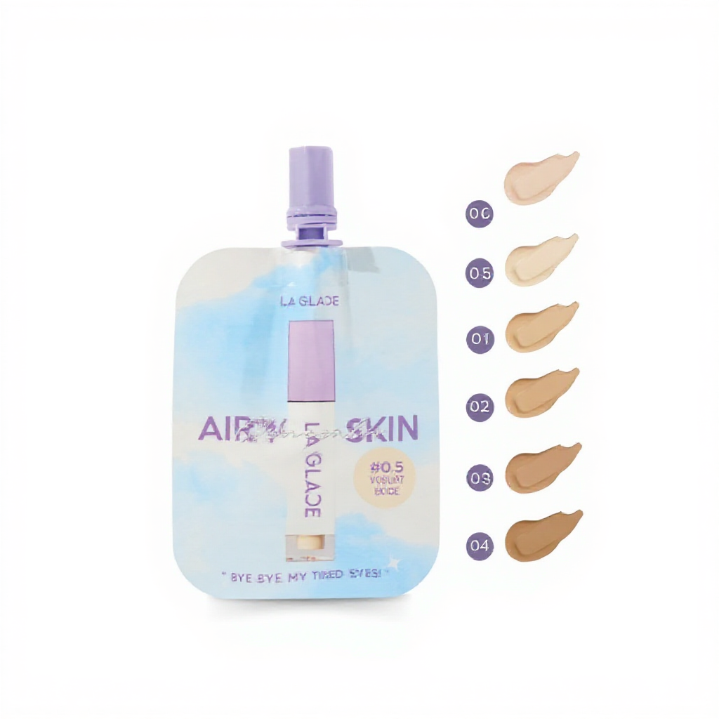 Concealer Laglaceมี 6เฉดสี มี 2 ขนาด แถมพัฟเฉพาะ