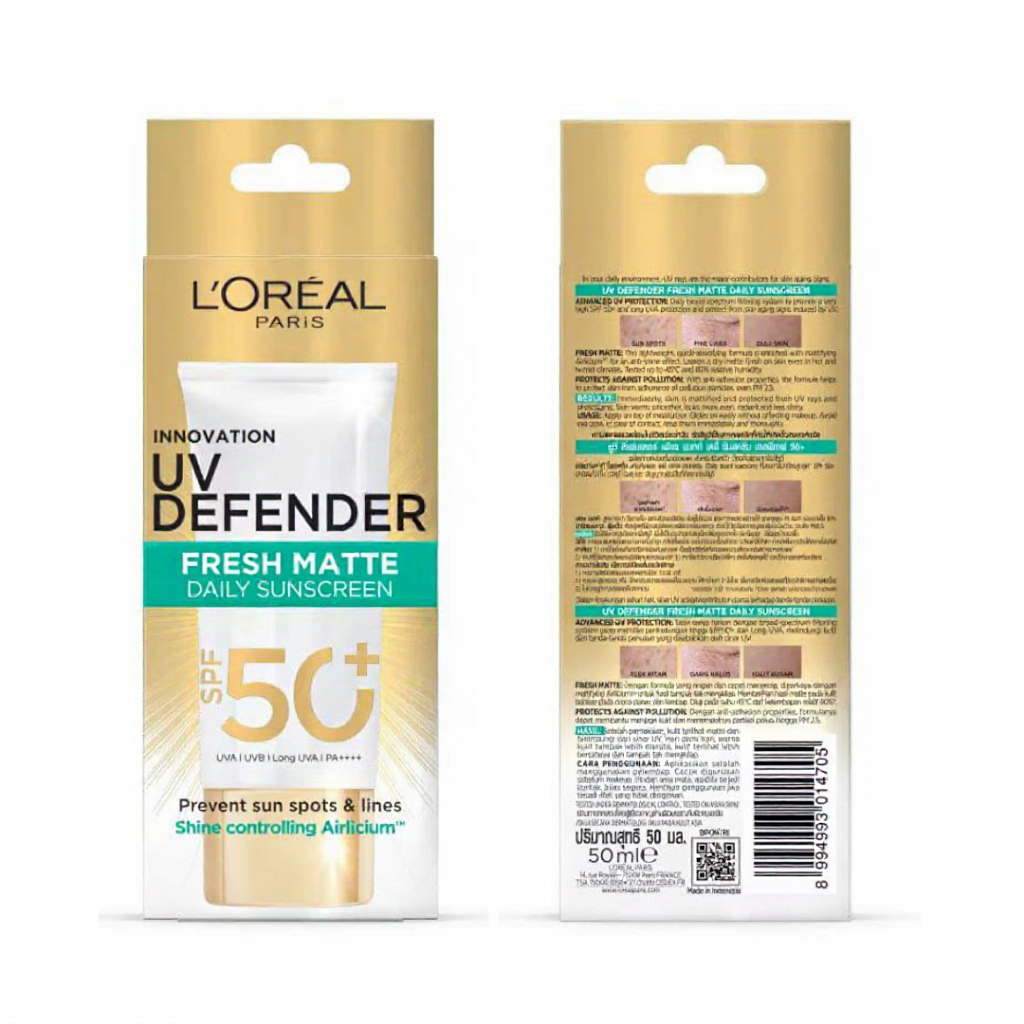 Loreal UV Defender Invisible Fluid/Matt&Fresh SPF50 PA++++/50ml