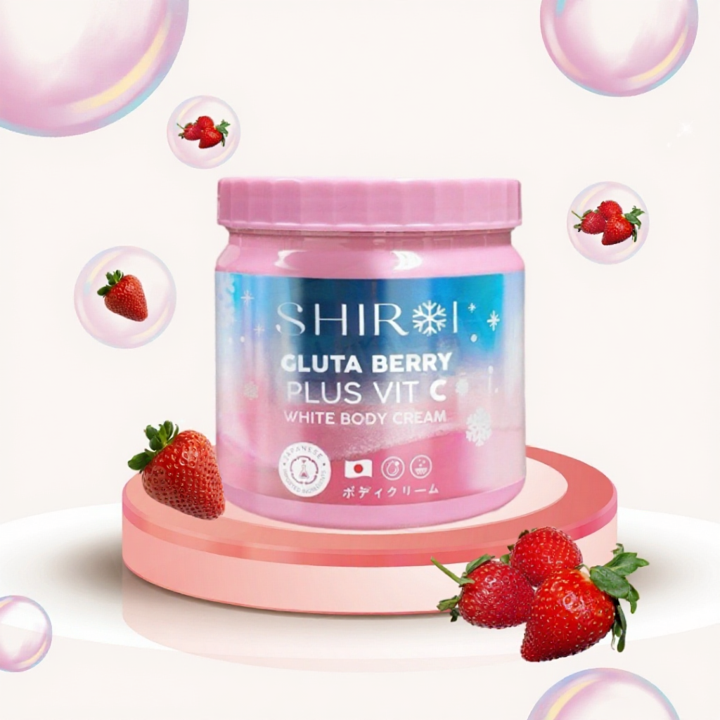 ครีมบำรุงผิว Shiroi gluta berry plus white 500 กรัม