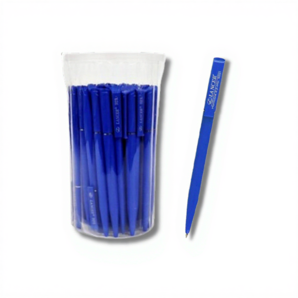 ปากกาหมุนลูกลื่น LANCER 929 รุ่นแบบไม่มีวงแหวน กระปุก 50