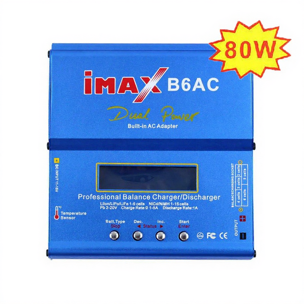 Imax B6ac เครื่องชาร์จแบตเตอรี่ มีปลั๊กหลายแบบ