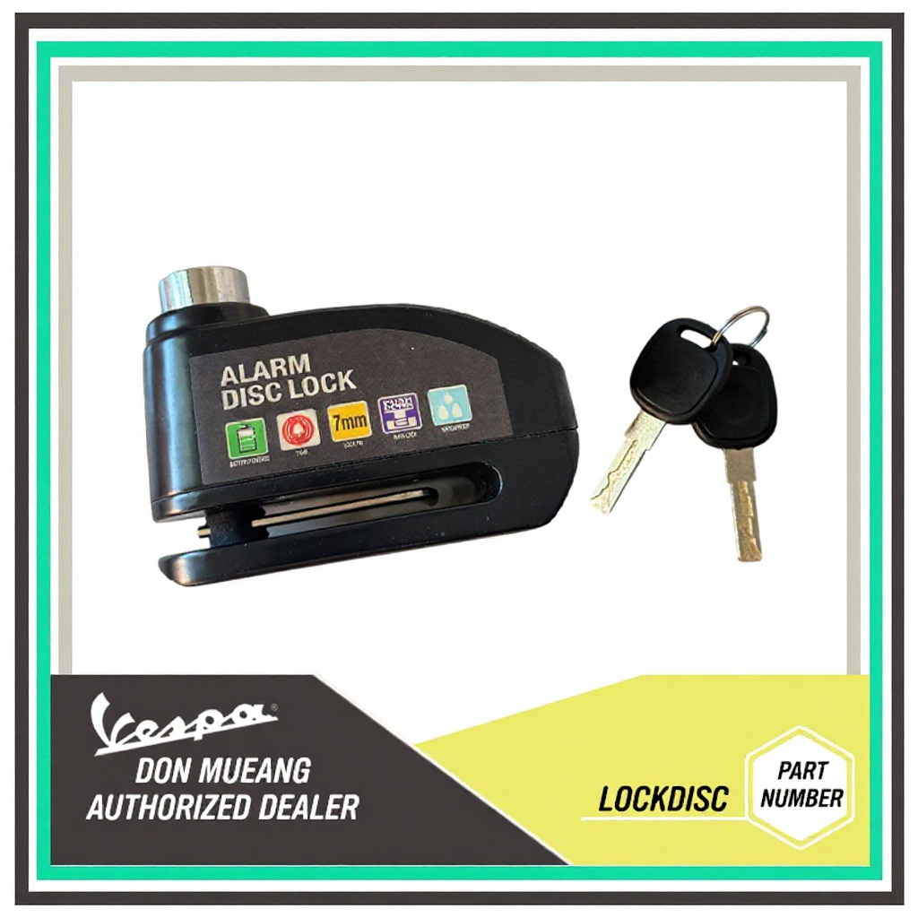ล็อคดิสเบรคที่มาพร้อมเสียงเตือนดัง 110dB