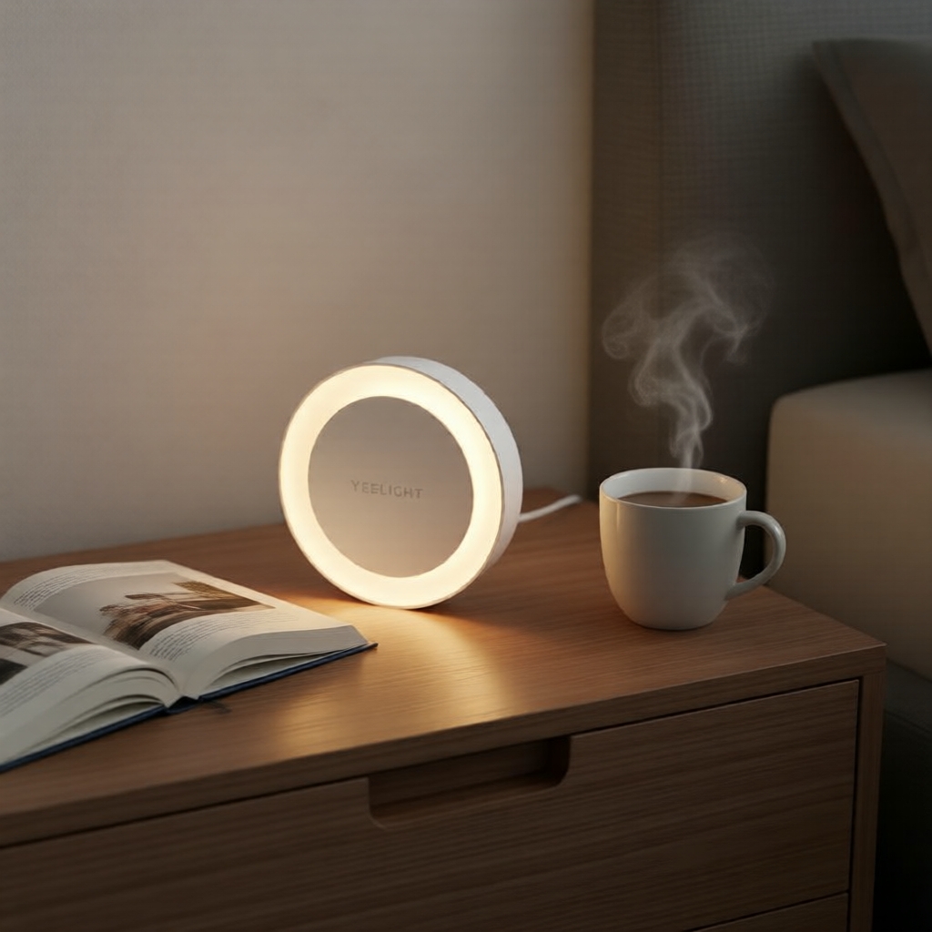 Yeelight Jelly3 สีขาวอุ่น 2200K-2800K ไฟกลางคืนเซนเซอร์ตรวจจับความเคลื่อนไหว เสียบปลั๊ก 0.5W