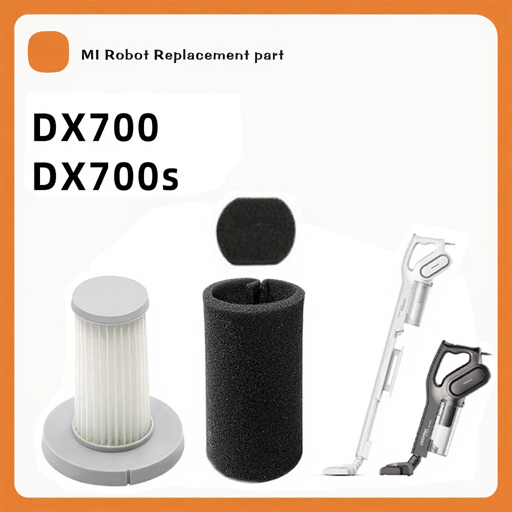 ไส้กรองเครื่องดูดฝุ่น แผ่นกรอง Hepa แบบเปลี่ยน สําหรับเครื่องดูดฝุ่น Deerma DX810 DX700 DX700S