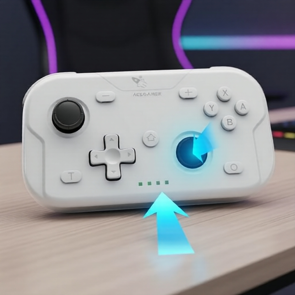 เกมแพดไร้สายแบบพกพาขนาดเล็ก สําหรับ Nintendo Switch, PC, Android และ iOS