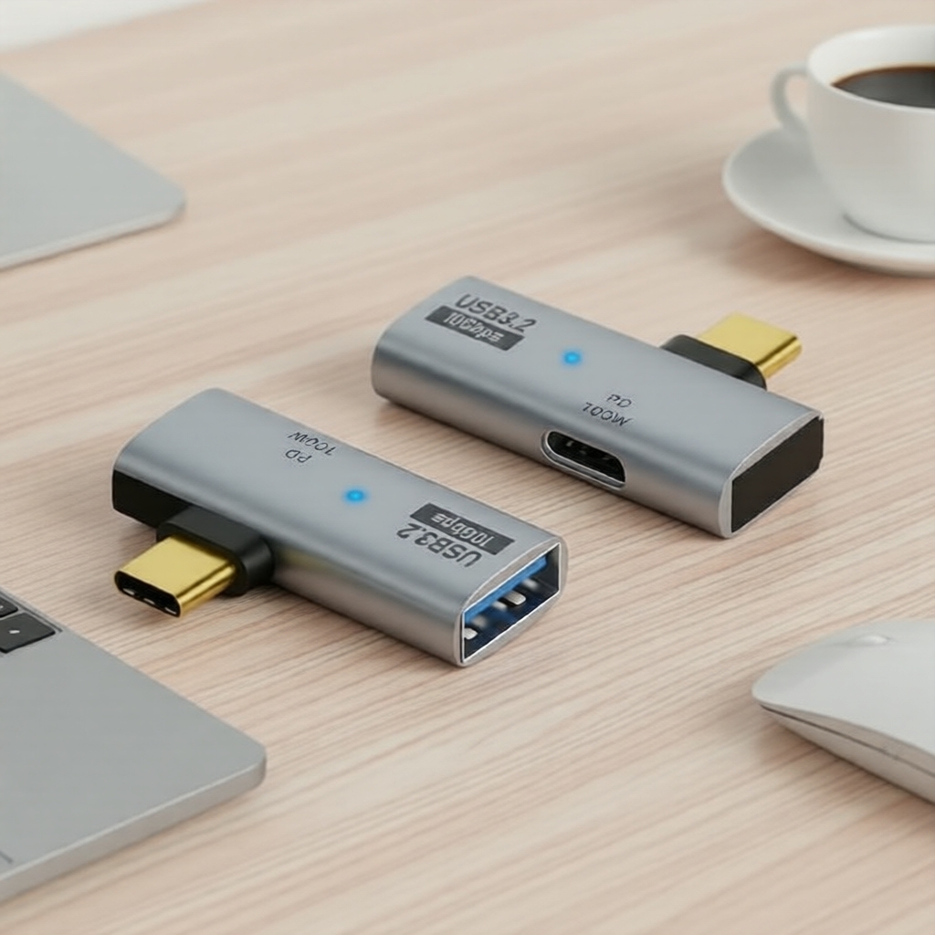 ตัวแยก USB 3.2 OTG แบบ VGA เป็น Type-C อะแดปเตอร์ 2-in-1 รองรับการชาร์จเร็ว 100W PD สําหรับโทรศัพท์/แท็บเล็ต/MacBook, ฮาร์ดไดรฟ์และหูฟัง