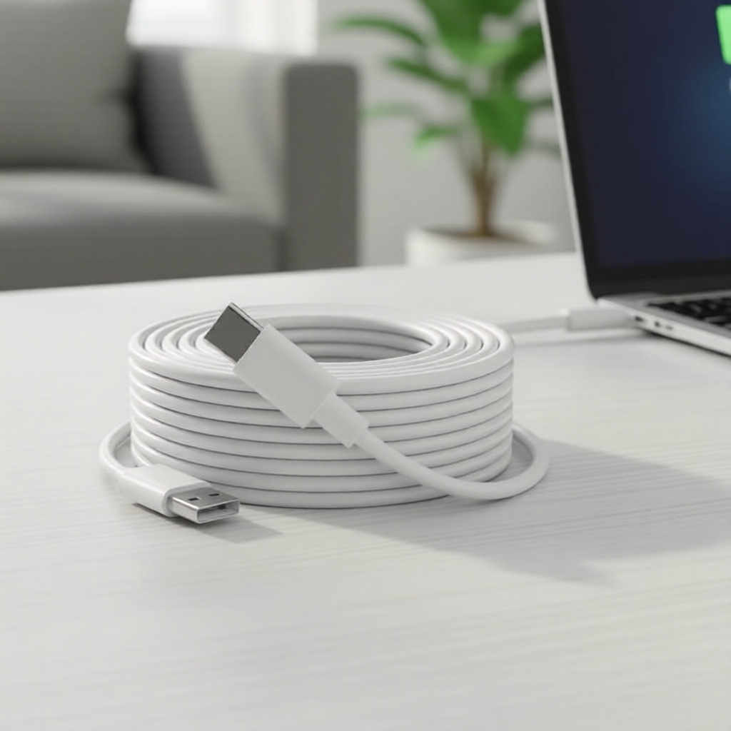 สายชาร์จเร็วและส่งข้อมูล USB-C to USB-C ขนาด 3M/5M/8M/10M/12M สําหรับโทรศัพท์และกล้อง
