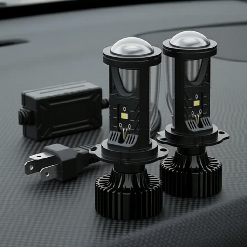 Tcyato Y6D Y7 H4 12V หลอดไฟหน้า LED เลนส์ในตัว สากล สําหรับรถยนต์และมอเตอร์ไซค์