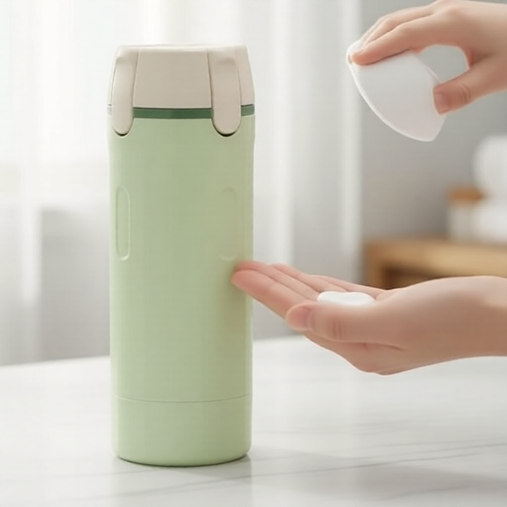 ชุดขวดแบ่งเดินทาง 4-in-1 ใช้ซ้ําได้ สําหรับแชมพูและครีมนวด