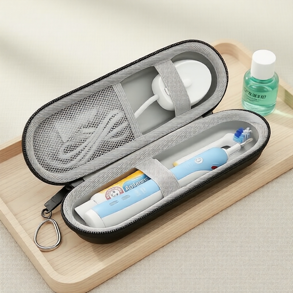กล่องใส่แปรงสีฟันไฟฟ้าแบบแข็งทนทาน สําหรับ Oral-B io 7/8/9 และ Philips Sonicare