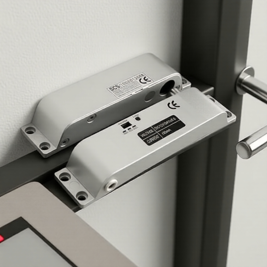 กลอนประตูไฟฟ้าแบบฝังล็อคแบบมอร์ไทซ์ 12V DC แบบ Fail Safe สําหรับควบคุมการเข้าออกและความปลอดภัย