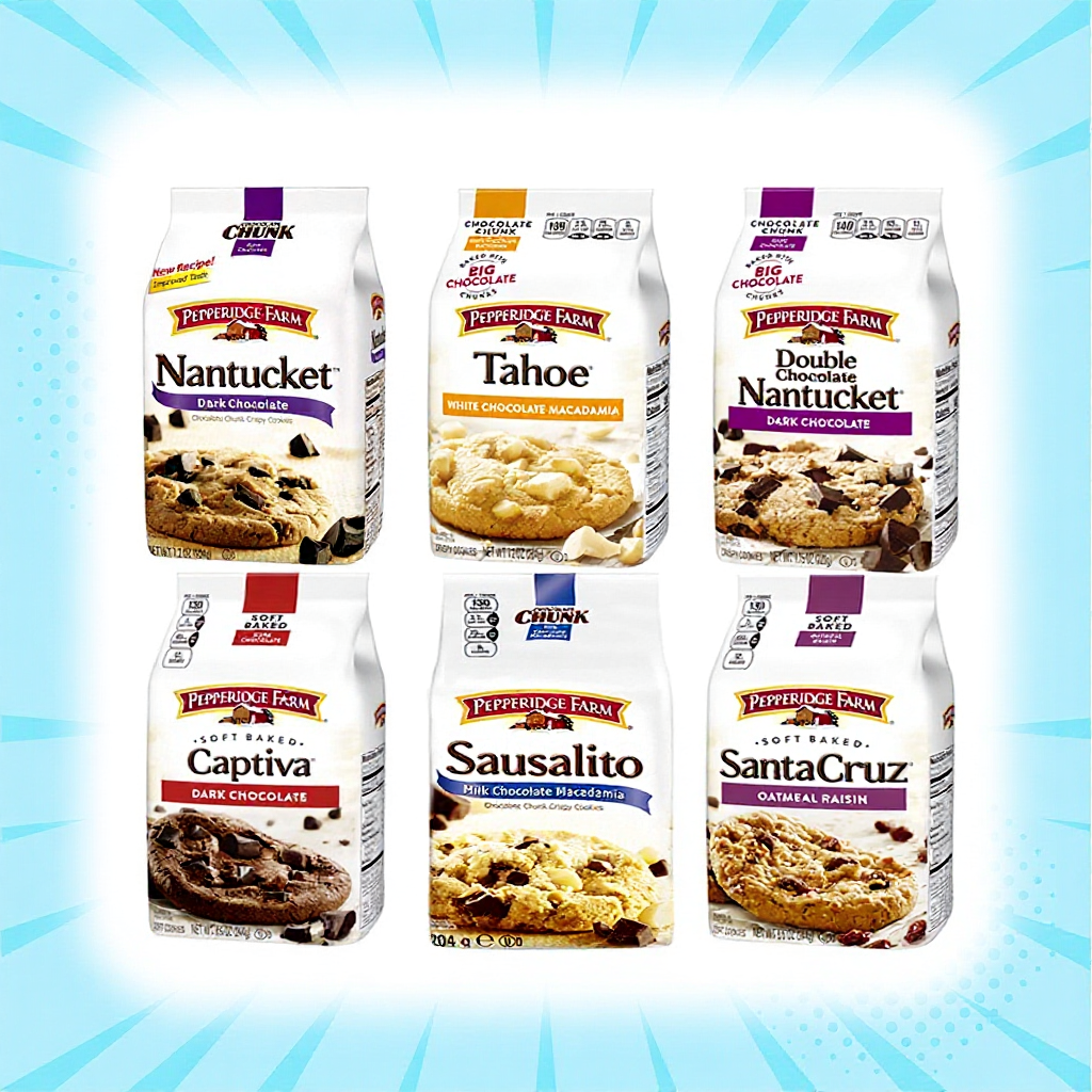 คุกกี้ PEPPERIDGE FARM 13 รสชาติ ขนาด 244 กรัม