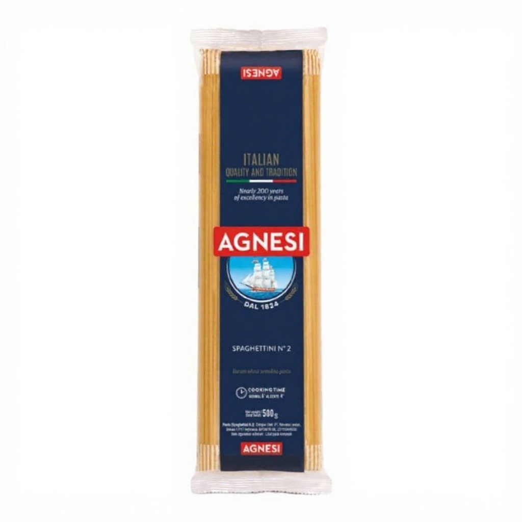 Agnesi เส้นสปาเก็ตตี้เบอร์ 2 ขนาด 500 กรัม