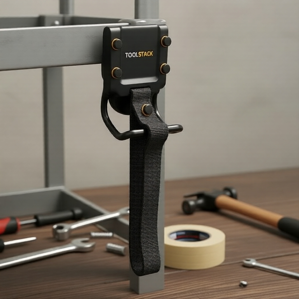 TOOLSTACK ที่แขวนค้อนโลหะกันสนิม แบบติดเข็มขัด แข็งแรงทนทาน