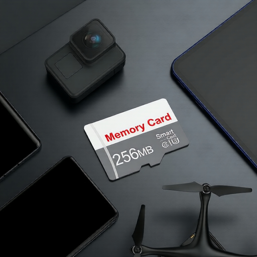 เมมโมรี่การ์ด MicroSD (TF) 256MB ใหม่ คลาส 10 A1 สําหรับโทรศัพท์ แท็บเล็ต และกล้อง